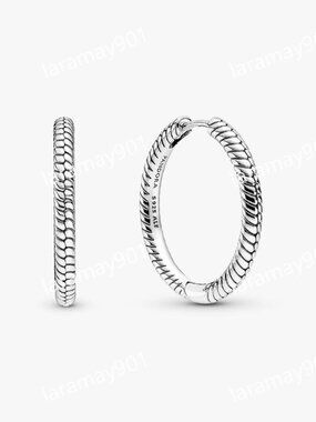 Pandora Moments Charm Hoop Earrings